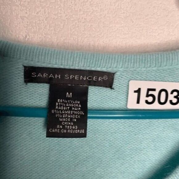 NWOT Sarah Spencer Womens Size M Angora/Lambs Wool Blend Preppy Office Sweater - Picture 4 of 11